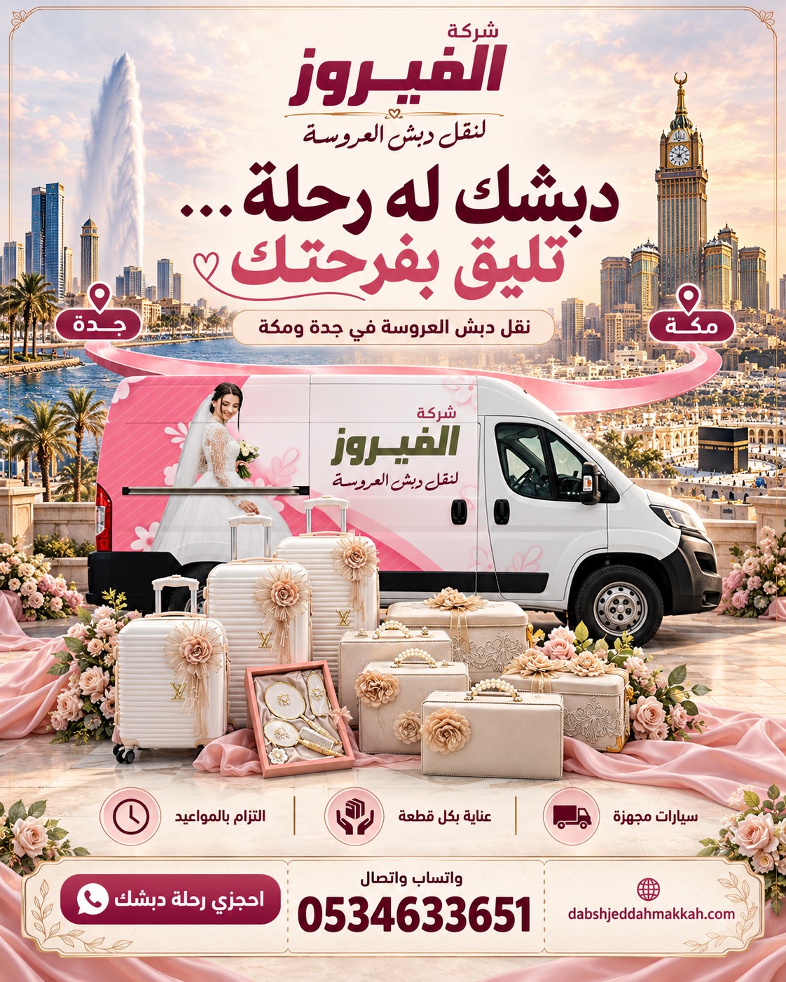 نقل دبش العروسة طيبة جده